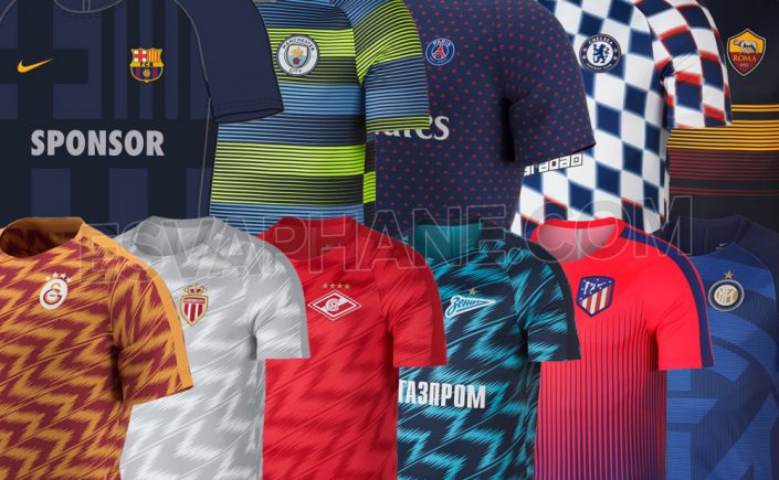 Nike 2018-19 Maç Önü Formaları SIZDI Nike 2018-19 Pre-Match Shirts LEAKED
